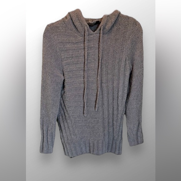 Vera Wang | Oversized Grey Tunic Hooded Sweatshirt | XS | Simply Vera Vera Wang - Picture 14 of 15
